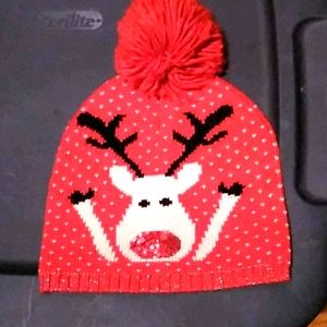 Ugly Christmas sweater and hat